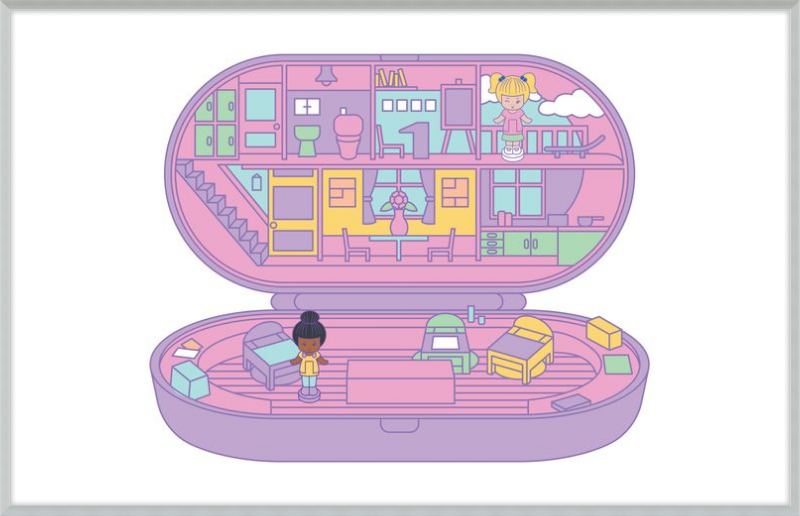 Polly Pocket Purple Compact 1