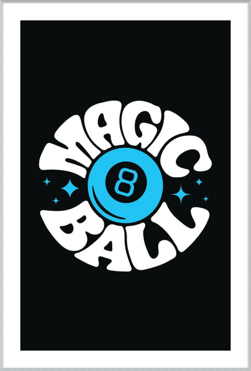 Magic 8 Ball Print