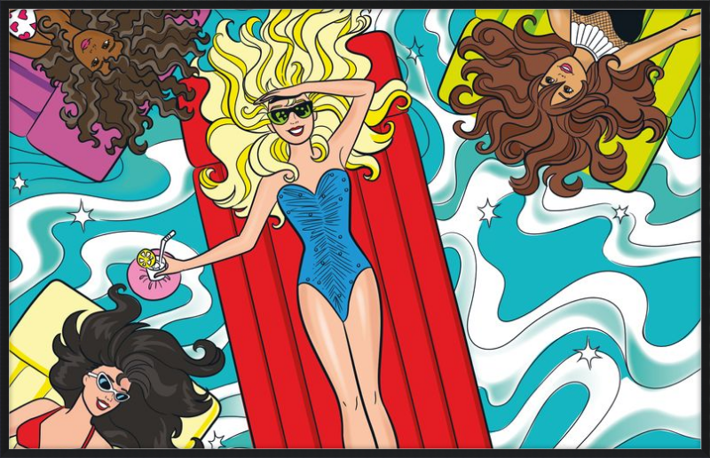 Barbie at the Pool