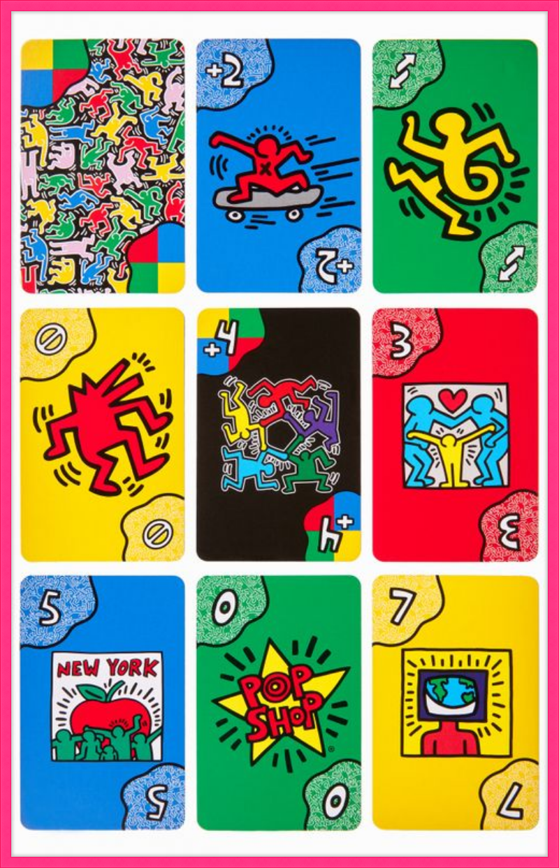 Keith Haring  x UNO Artiste Series