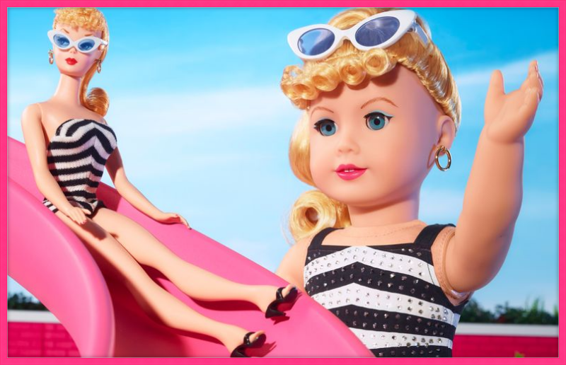 Barbie American Girl Slide