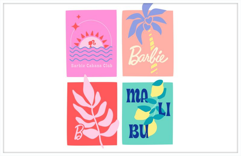 Barbie Variety Print