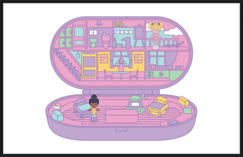 Polly Pocket Purple Compact 1