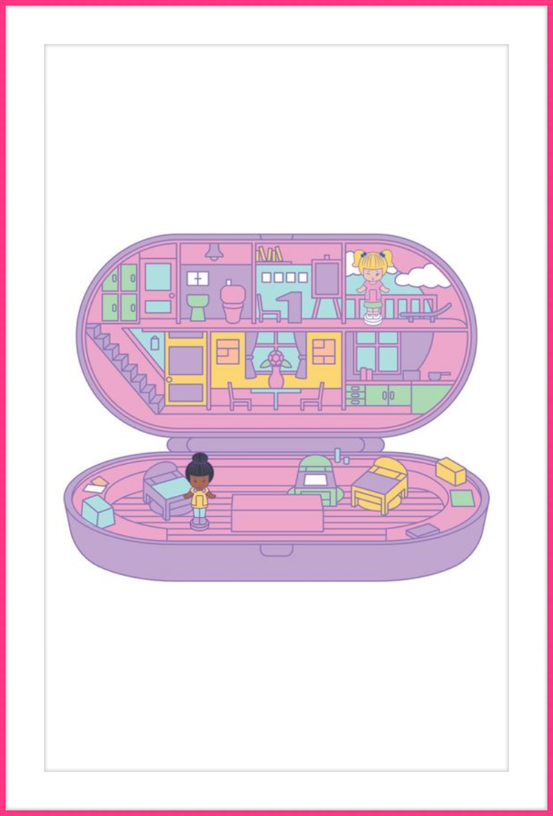 Polly Pocket Purple Compact 1