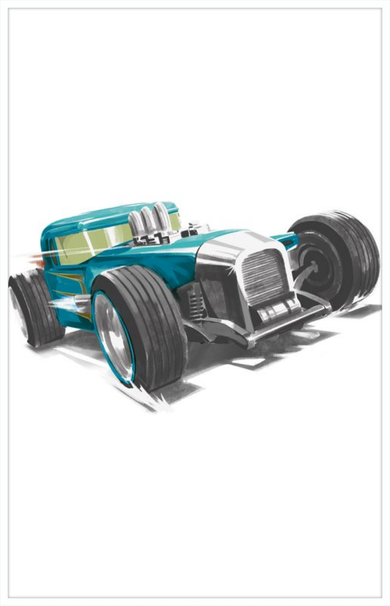 Hot Wheels Painted Tracks 4