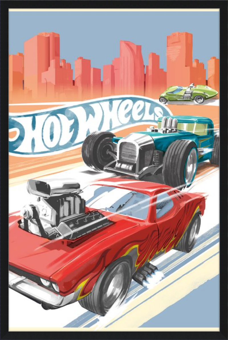 Hot Wheels Art Print 6