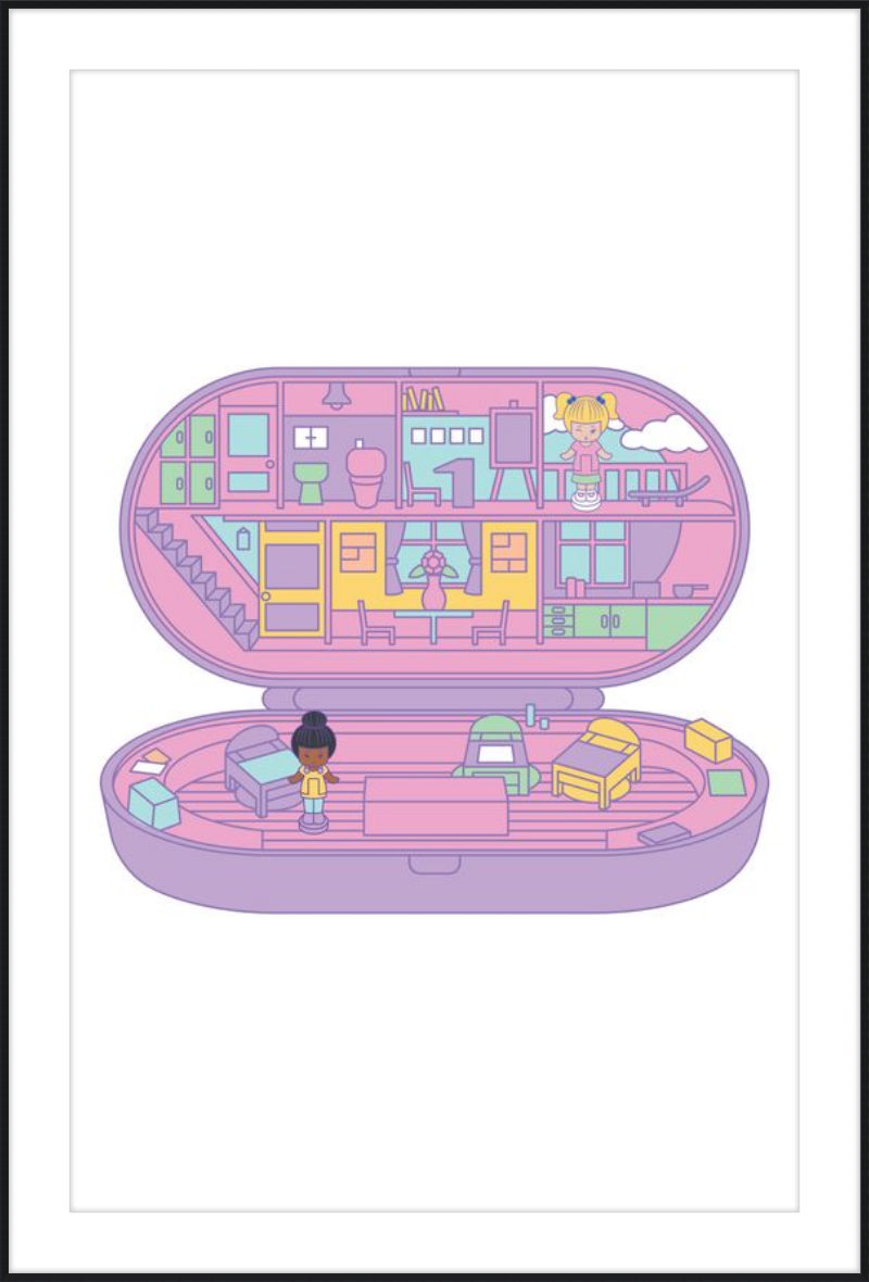 Polly Pocket Purple Compact 1