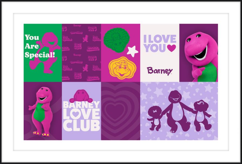 Barney Collage