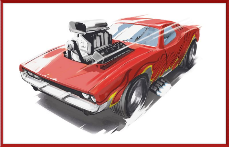 Hot Wheels Painted Tracks 1