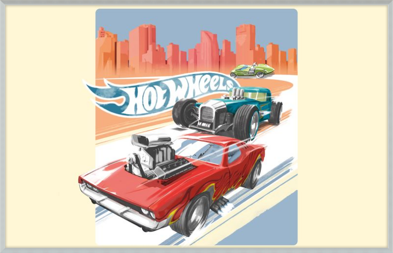 Hot Wheels Painted Tracks 6