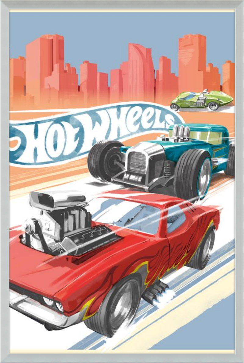 Hot Wheels Art Print 6