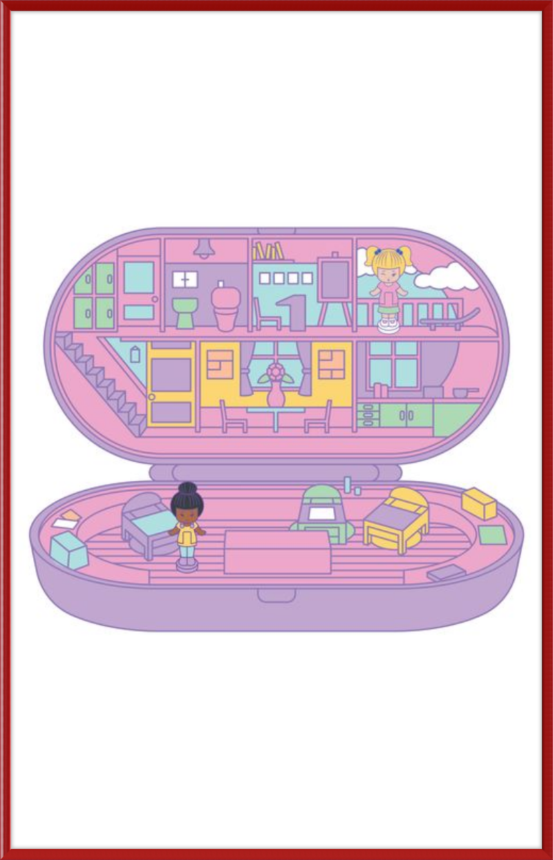 Polly Pocket Purple Compact 1