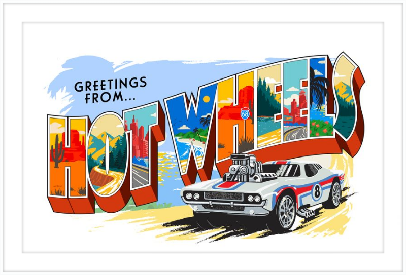 Hot Wheels Greetings