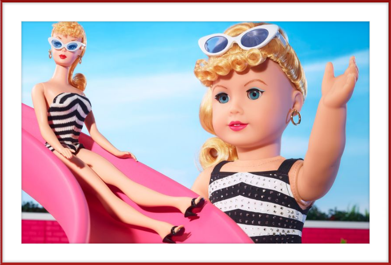 Barbie American Girl Slide