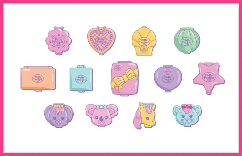 Polly Pocket Compact Cases