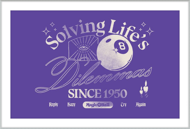Magic 8 Ball Solving Life's Dilemma